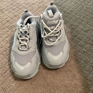 Balenciaga Kids Light Blue Sneakers